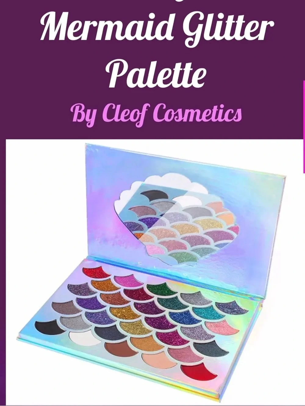 Cleof Cosmetics Eyeshadow palette- new- sealed - Picture 2 of 2